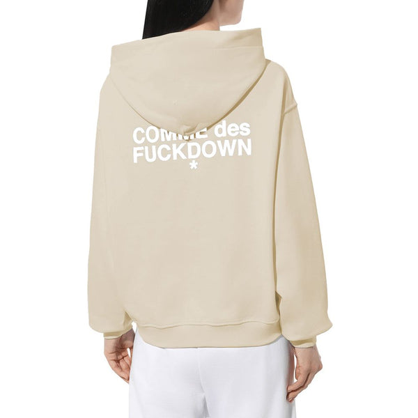 Maglione di cotone beige