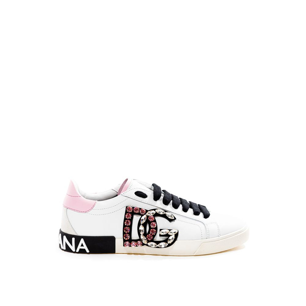 Sneaker in pelle bianca