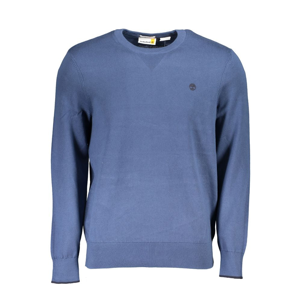 Maglione di cotone blu