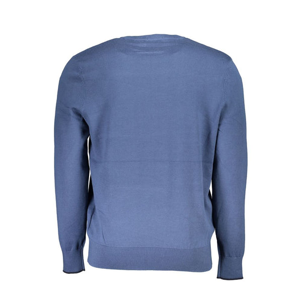 Maglione di cotone blu