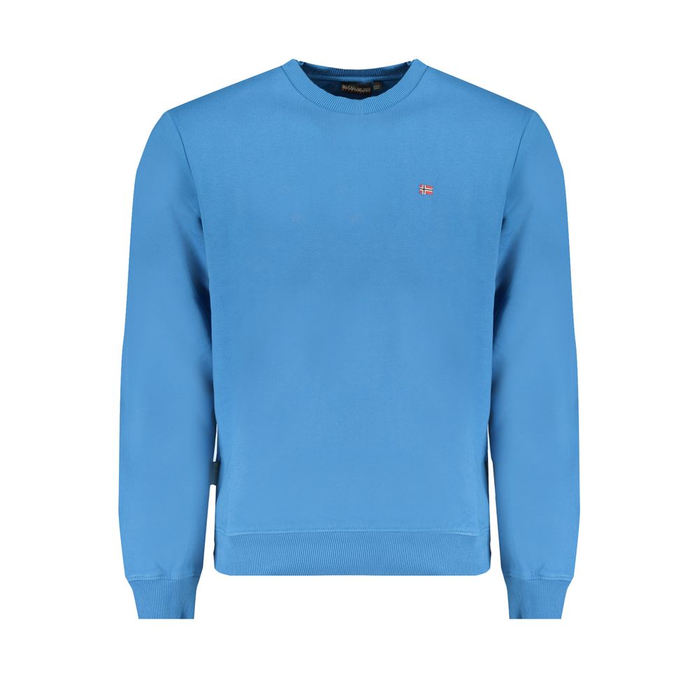 Maglione di cotone blu