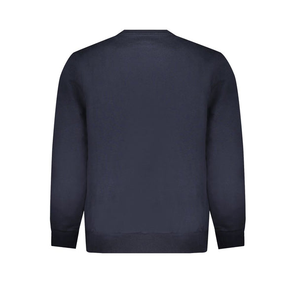 Maglione di cotone blu