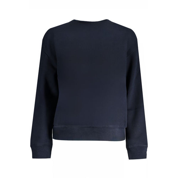 Maglione di cotone blu