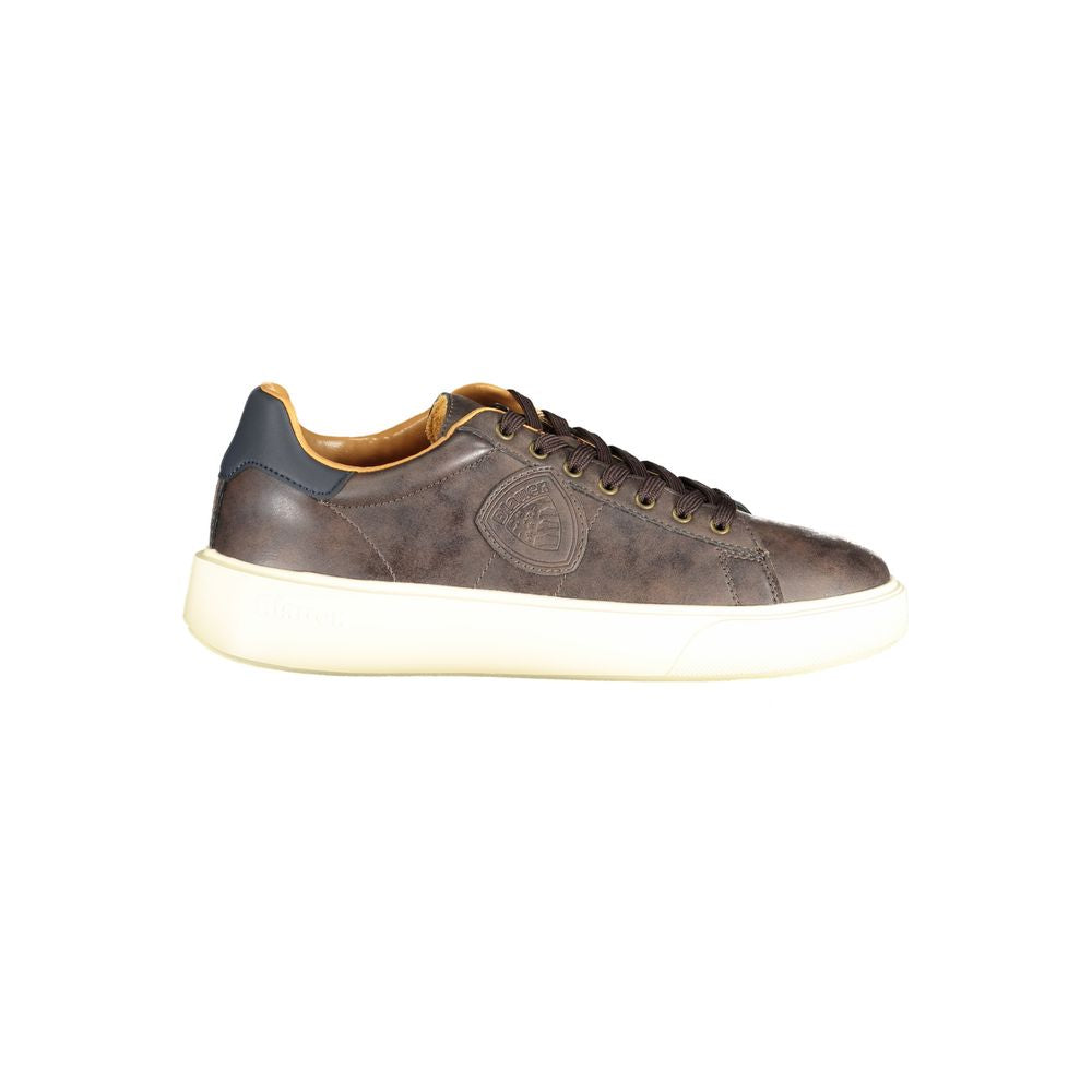 Sneaker in poliestere marrone