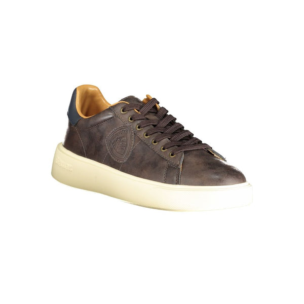 Sneaker in poliestere marrone