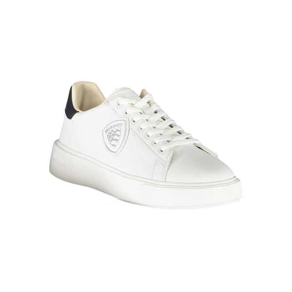 Sneaker in poliestere bianco