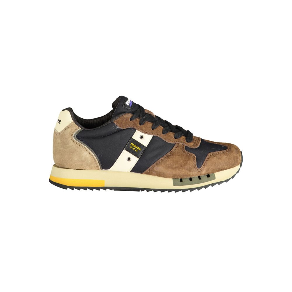 Sneaker in poliestere marrone