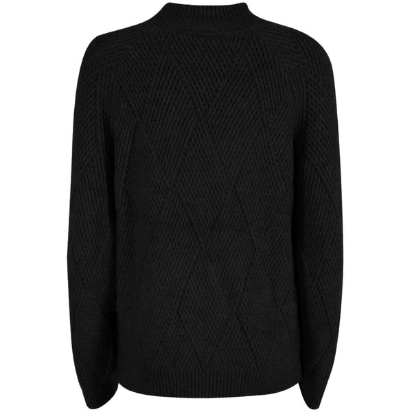 Maglione nero in acrilico