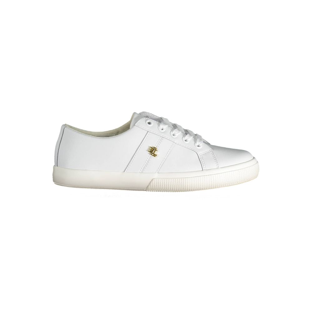 Sneaker in poliestere bianco