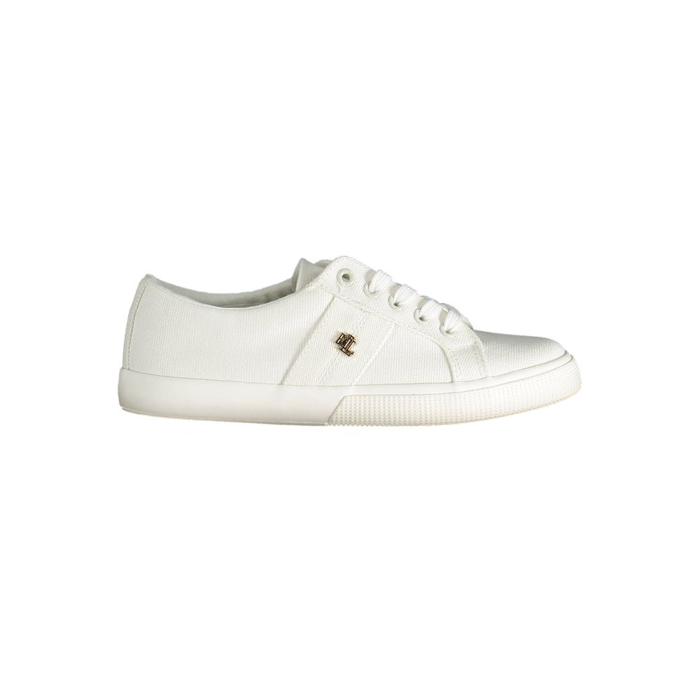 Sneaker in cotone bianco