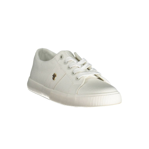 Sneaker in cotone bianco