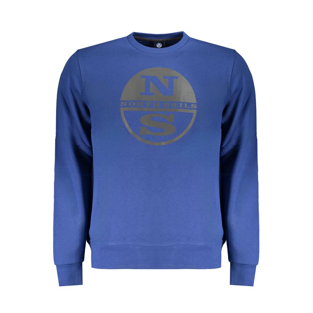 Maglione di cotone blu