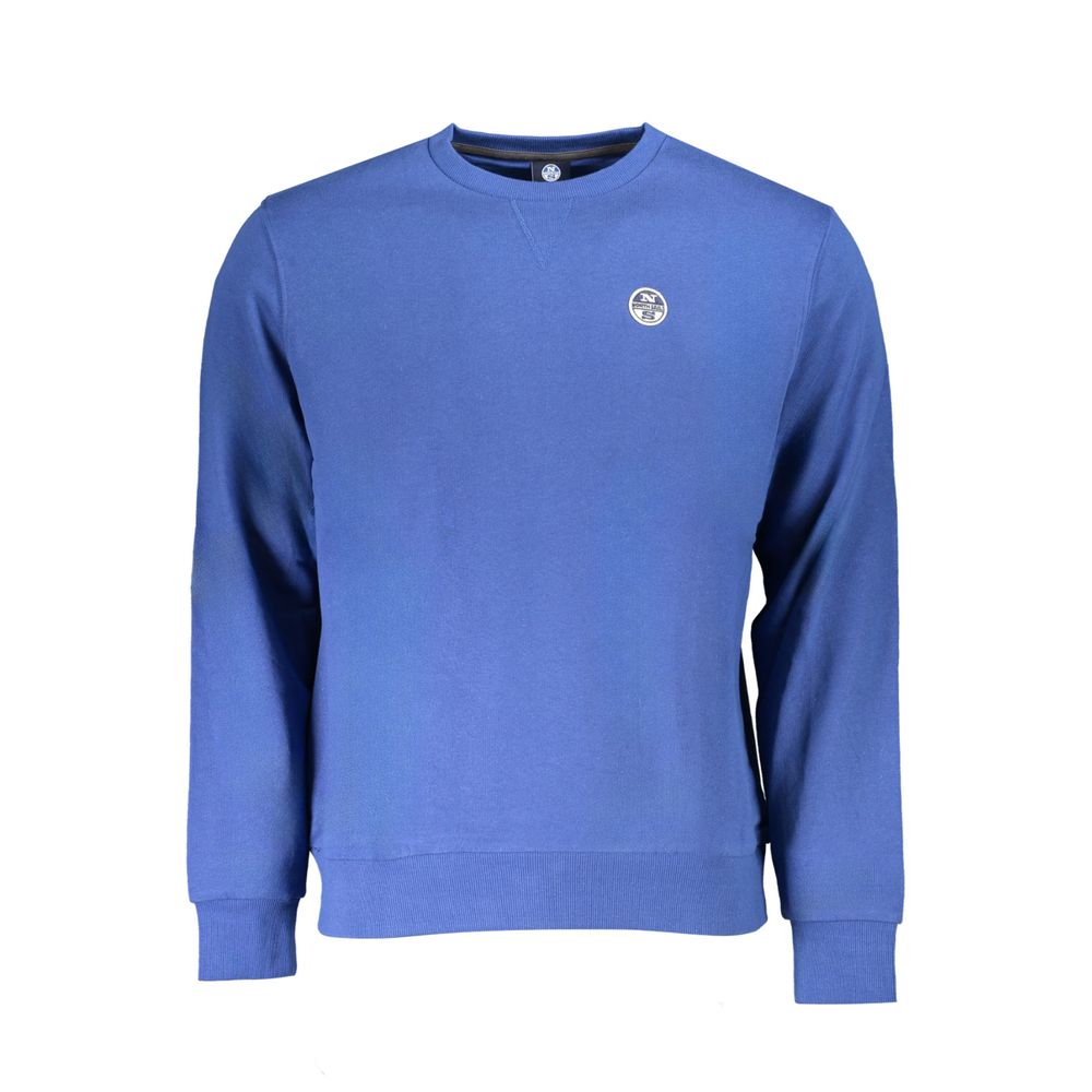 Maglione di cotone blu