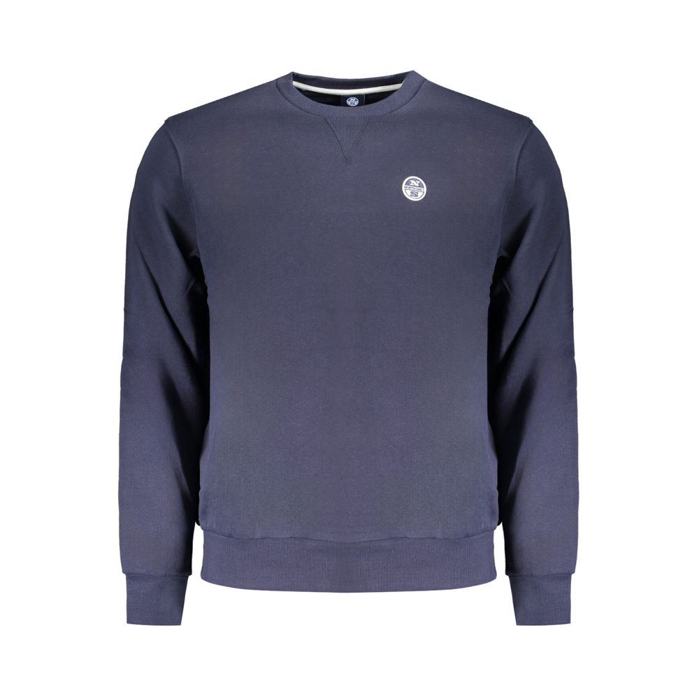 Maglione di cotone blu