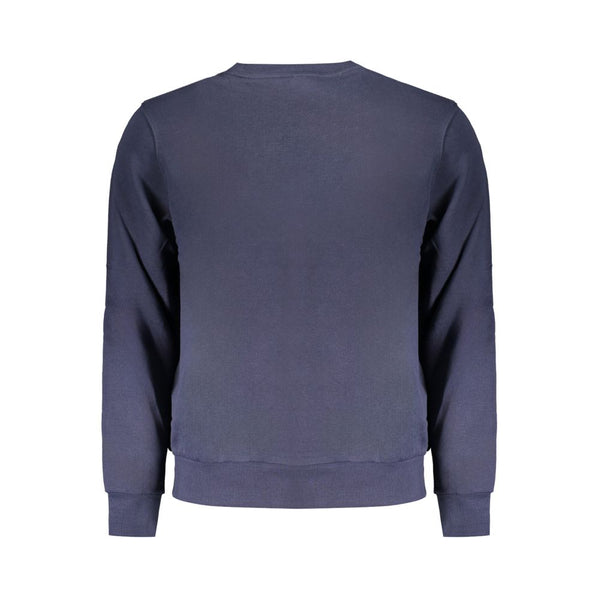 Maglione di cotone blu