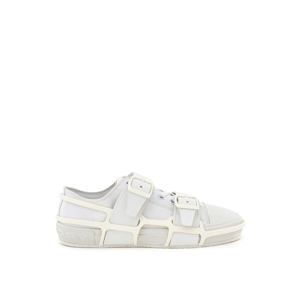 Sneaker in cotone bianco