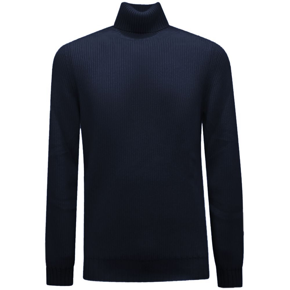 Maglione blu in cashmere