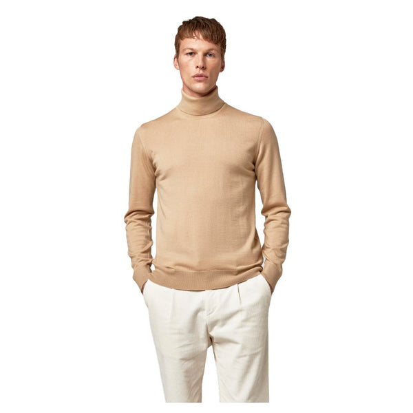 Maglione in cashmere beige