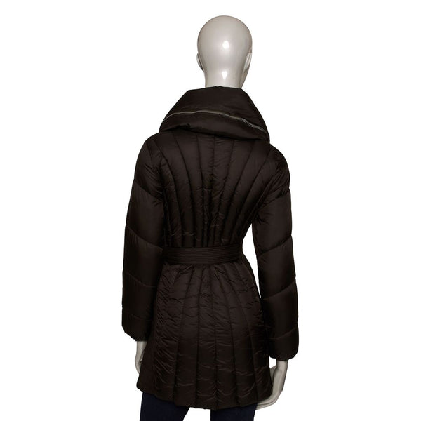 Black Polyester Women Jacket