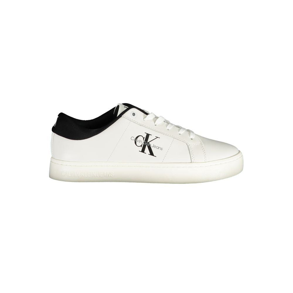 Sneaker in poliestere bianco