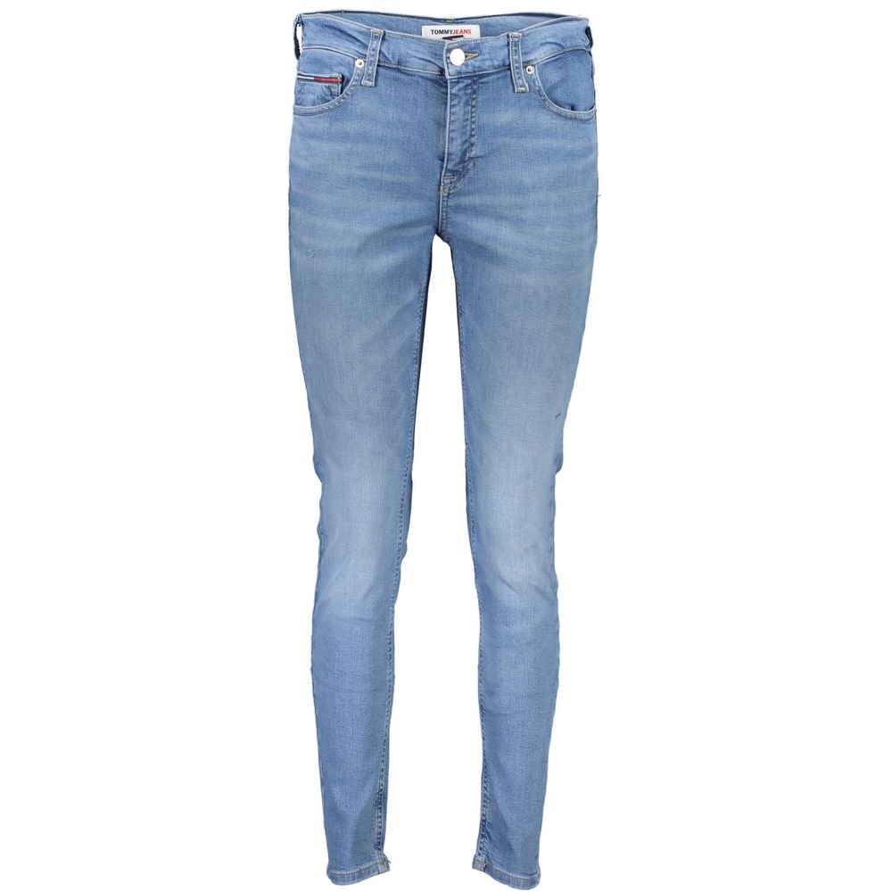 Jeans e pantaloni in cotone blu chiaro