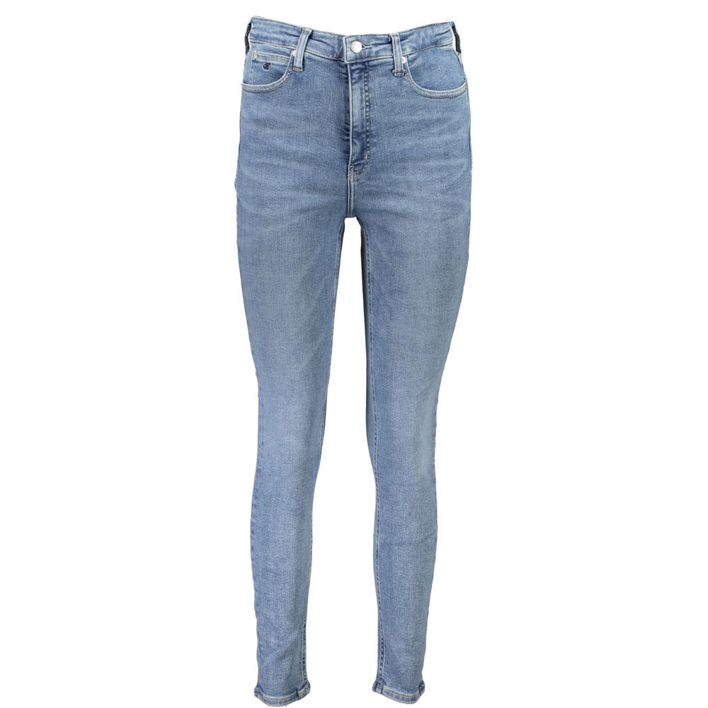 Jeans e pantaloni in cotone blu chiaro