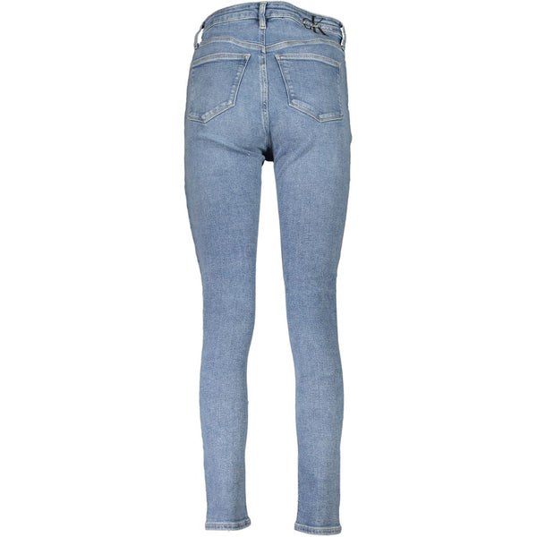 Jeans e pantaloni in cotone blu chiaro