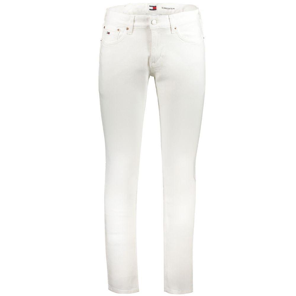 Jeans e pantaloni in cotone bianco