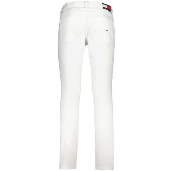 Jeans e pantaloni in cotone bianco