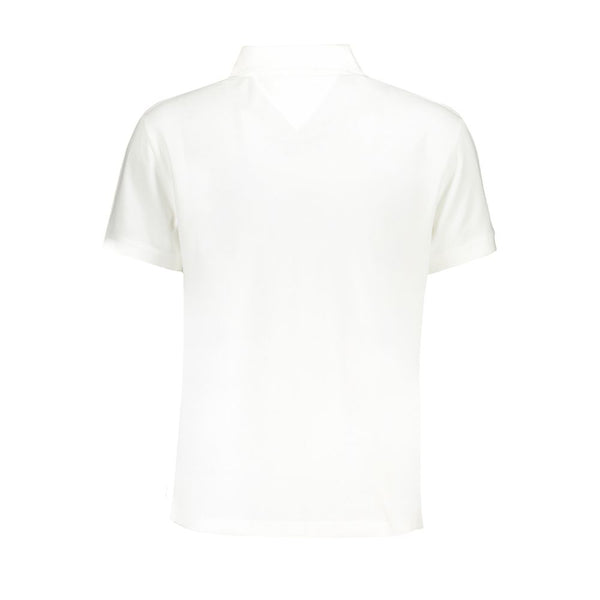 White Cotton Polo Shirt