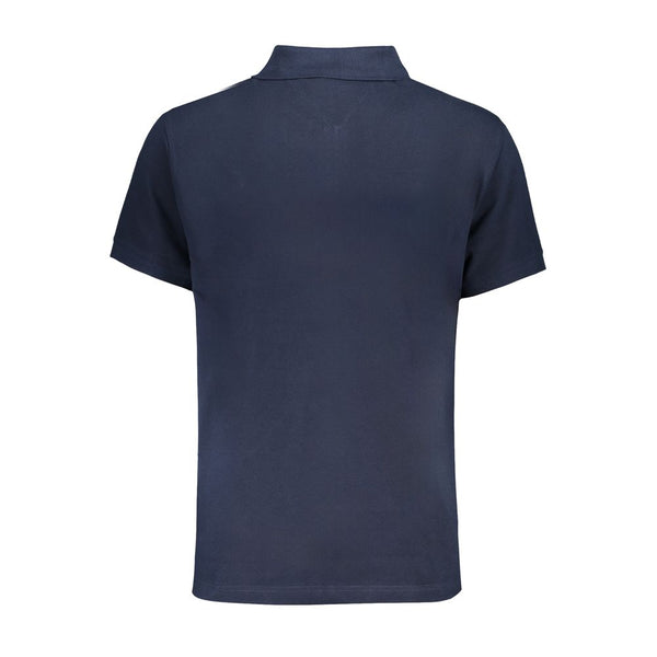 Blue Cotton Polo Shirt