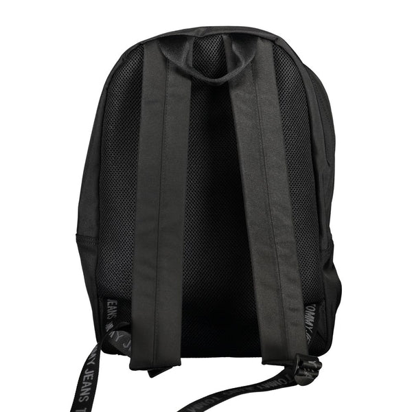 Black Polyester Backpack