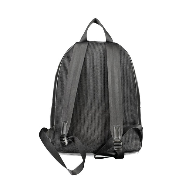 Black Polyester Backpack