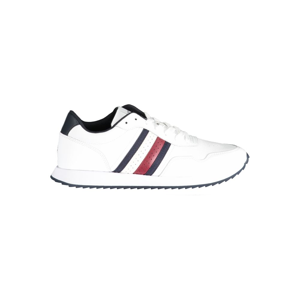 Sneaker in poliestere bianco