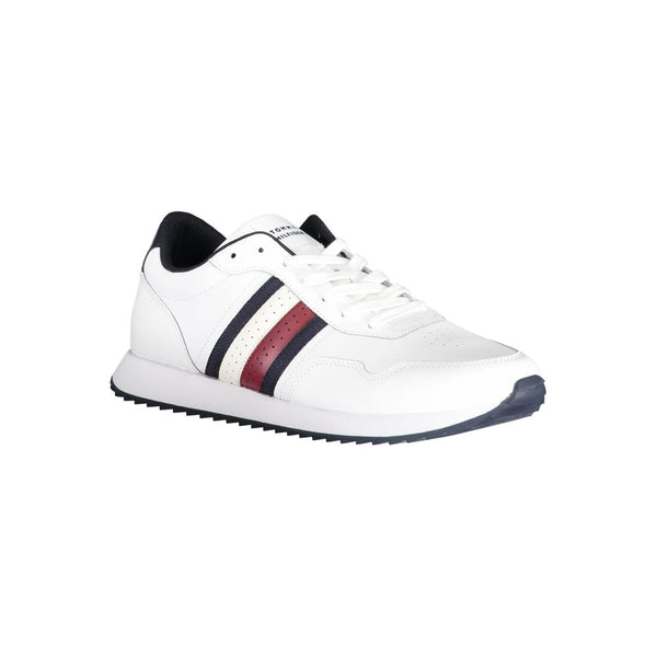 Sneaker in poliestere bianco