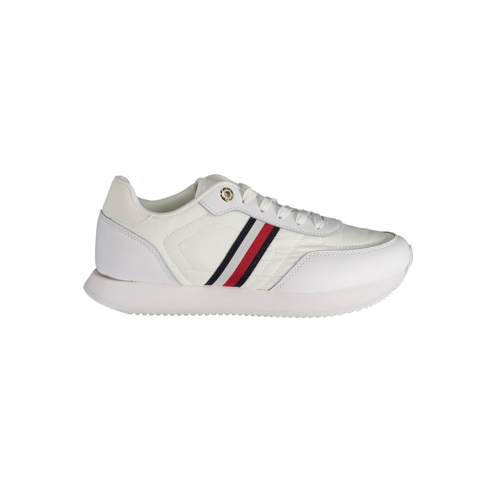 Sneaker in poliestere bianco