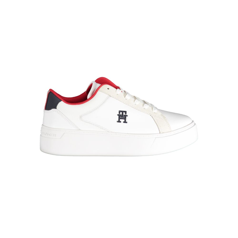 Sneaker in poliestere bianco