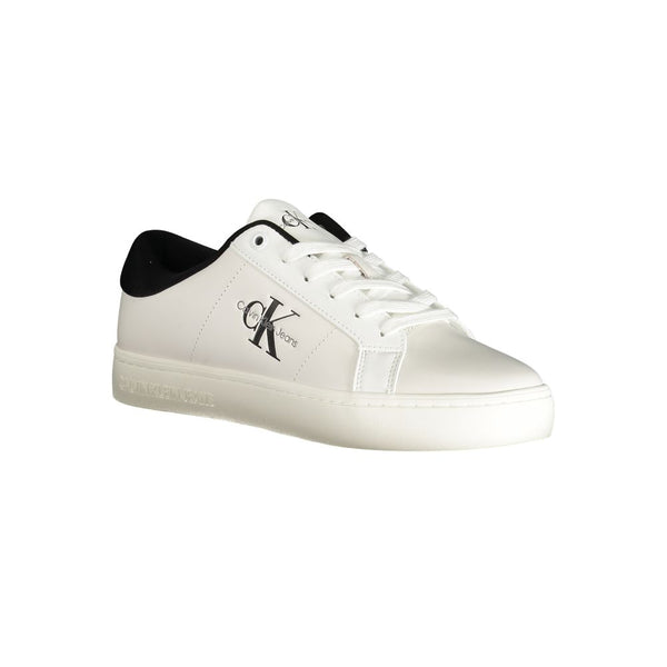 Sneaker in poliestere bianco