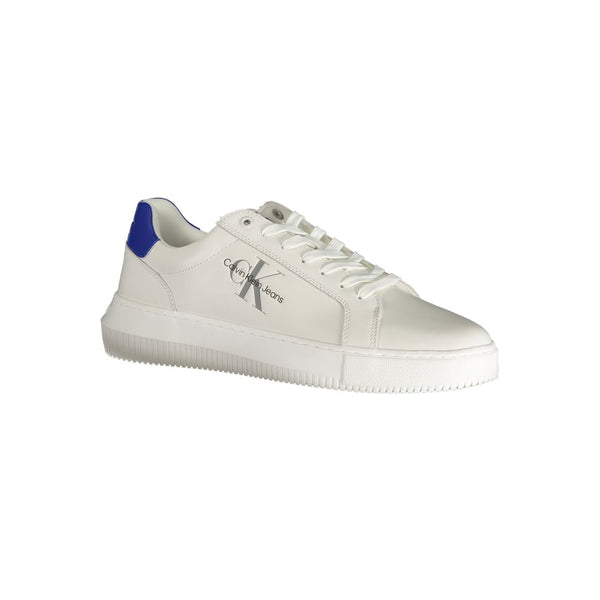 Sneaker in poliestere bianco