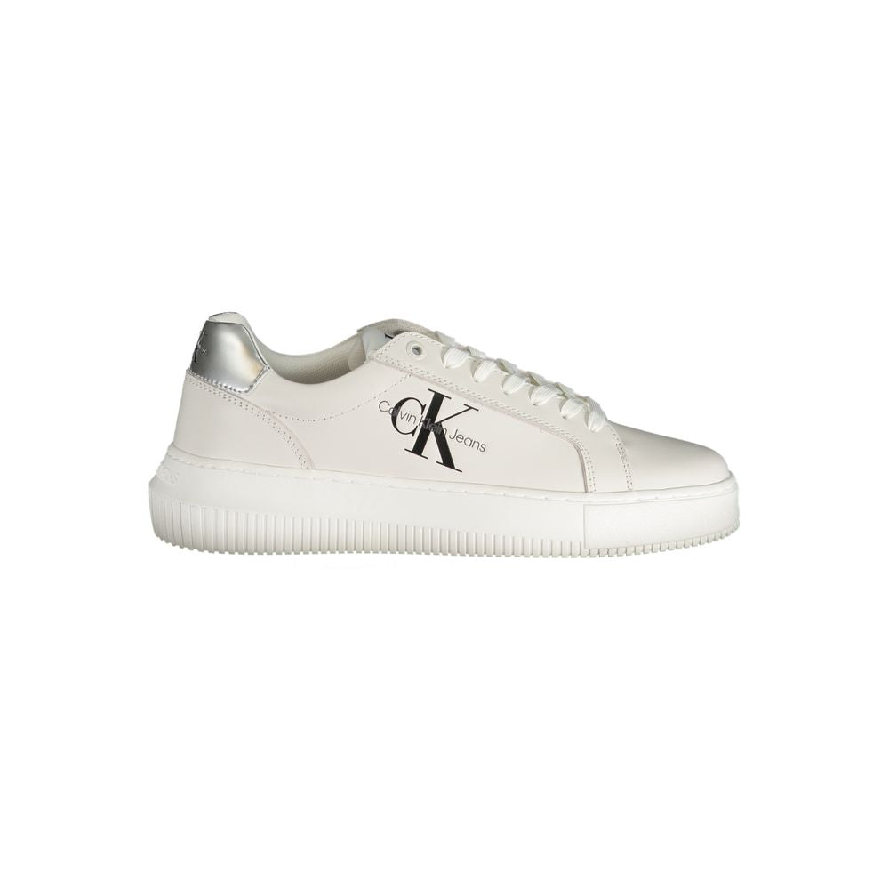 Sneaker in poliestere bianco