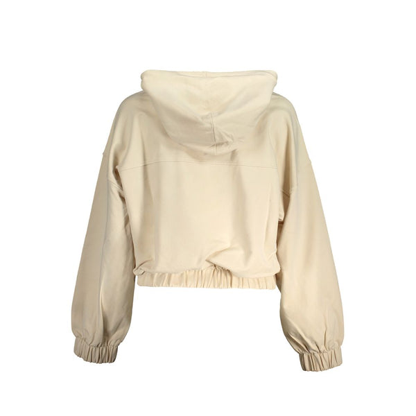 Maglione di cotone beige