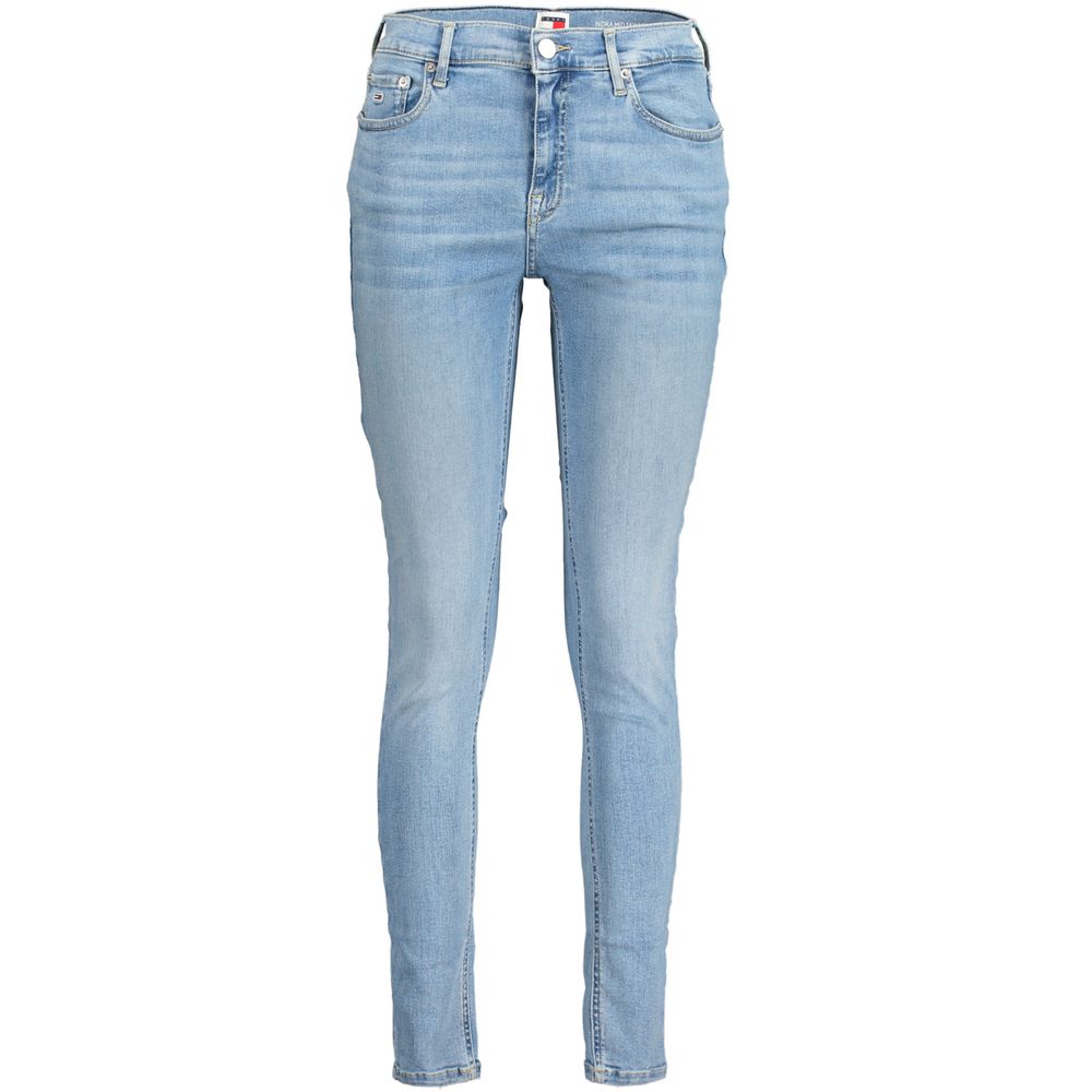 Light Blue Cotton Jeans & Pant