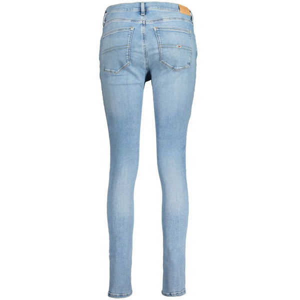 Jeans e pantaloni in cotone blu chiaro