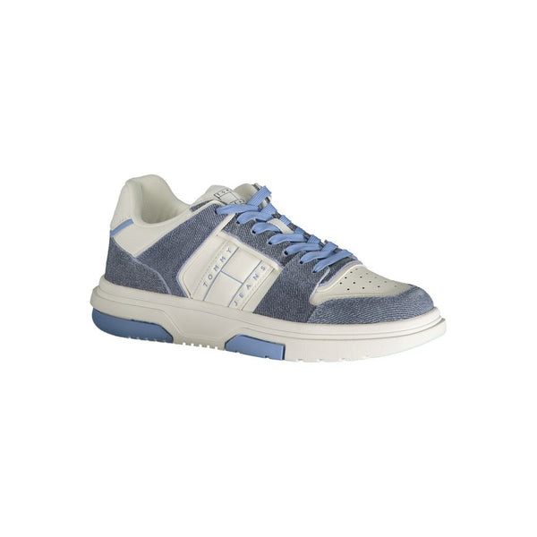 Sneaker in poliestere azzurro