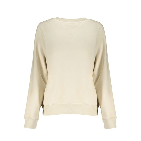 Maglione di cotone beige