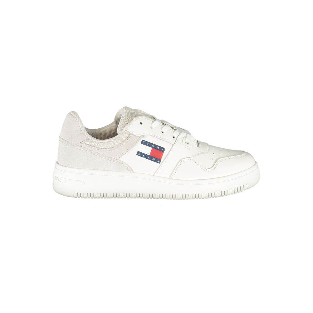 Sneaker in poliestere bianco