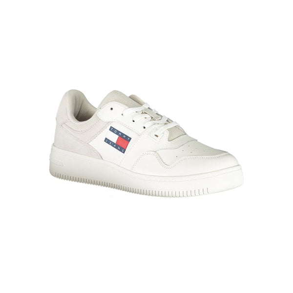 Sneaker in poliestere bianco