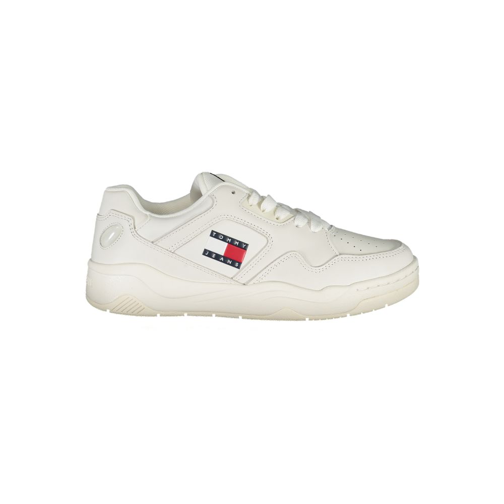 Sneaker in poliestere bianco