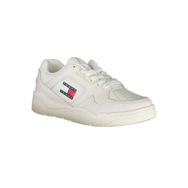 Sneaker in poliestere bianco