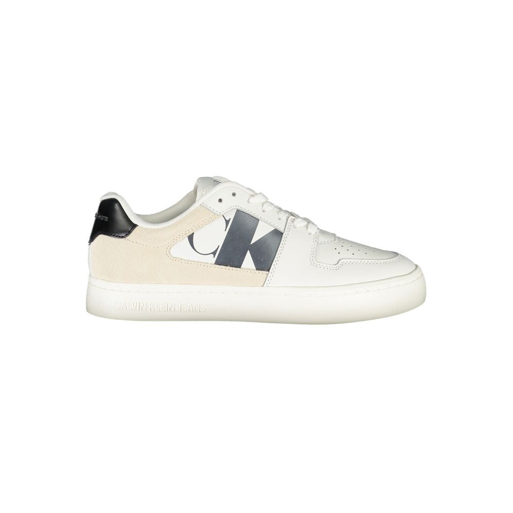 Sneaker in poliestere bianco